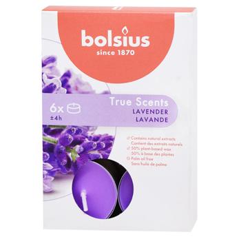 Bolsius True Scents Lavender Candle 6pcs - buy, prices for COSMOS - photo 1