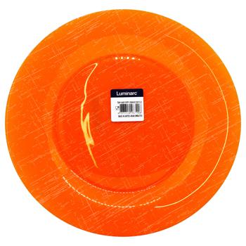 Тарілка Luminarc Poppy Orange обідня 25см - купити, ціни на Auchan - фото 2