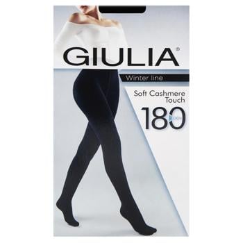 Giulia Soft Cashmere Touch 180 Den Women's Tights s.2 Nero