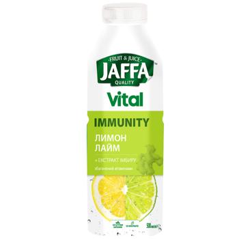 Напиток сокосодержащий Jaffa Vital Иммунитет лимон-лайм с экстрактом имбиря и витаминами 0,5л - купить, цены на NOVUS - фото 1