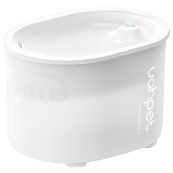 Uahpet Glow Wireless Pet Fountain поїлка-фонтан для котів 2 л - білий - купить, цены на MasterZoo - фото 1