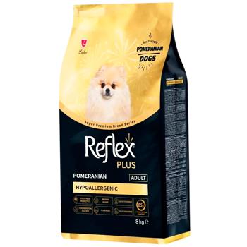 Корм сухой Reflex Plus Pomeranian Adult с курицей для собак породы померанский шпиц 8кг - купить, цены на MasterZoo - фото 1