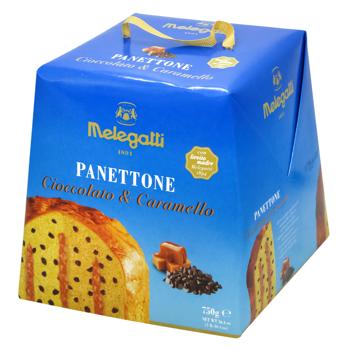 Melegatti Panettone with Chocolate and Caramel 750g