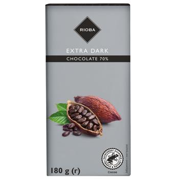 Rioba Extra Dark Chocolate 70% 180g
