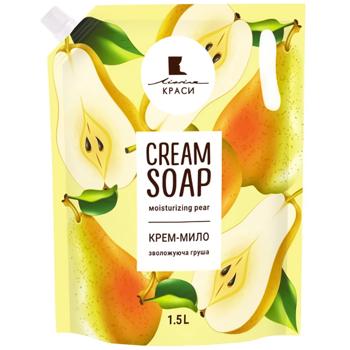 Liniya Krasy Moisturizing Pear Liquid Cream Soap 1.5l - buy, prices for NOVUS - photo 1