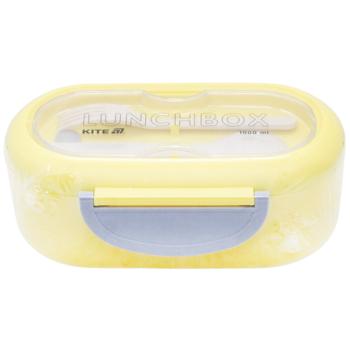 Ланчбокс Kite с разделителем желтый 1000мл - купить, цены на Auchan - фото 3