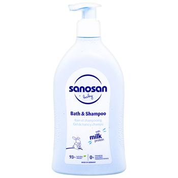 Шампунь-гель Sanosan Baby для купания 2в1 500мл - купить, цены на КОСМОС - фото 1