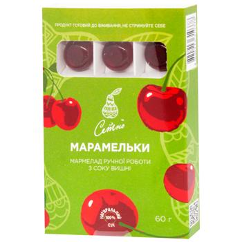 Мармелад Сетно Марамельки вишневый 60г - купить, цены на WINETIME - фото 1