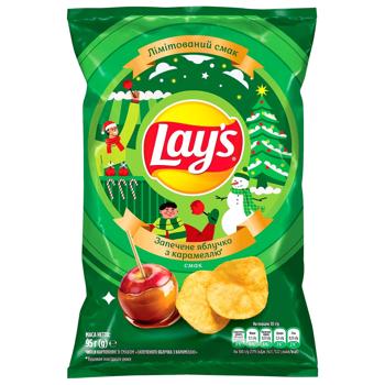 Lays Chips Baked Apple with Caramel 95g - buy, prices for ULTRAMARKET - photo 1
