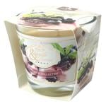 Premium Collection 102 Vanilla Black Berries Candle in Glass 160g