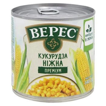 Кукурудза Верес Преміум ніжна 340г - купити, ціни на МегаМаркет - фото 1