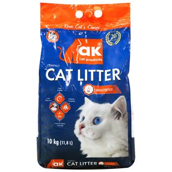 Наполнитель бентонитовый Akcat Products Cat 10кг - купить, цены на МегаМаркет - фото 1