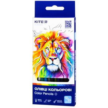 Карандаши Kite Classic цветные двусторонние 12шт - купить, цены на - фото 2