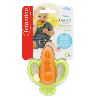 Infantino Carrot Texture Teether - buy, prices for MegaMarket - photo 1