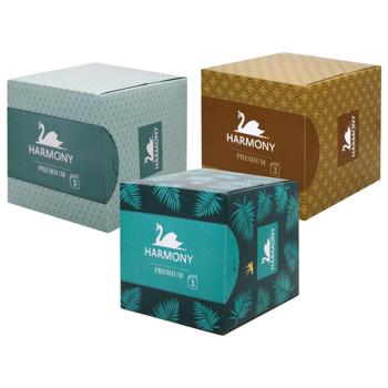 Серветки Harmony косметичні 3 шари 60шт