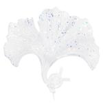 Feather Christmas Tree Pendant 11*10cm Silver Sequins