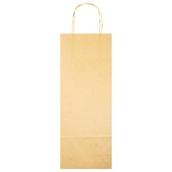 Brown Kraft Package for Bottle 150х90х360mm