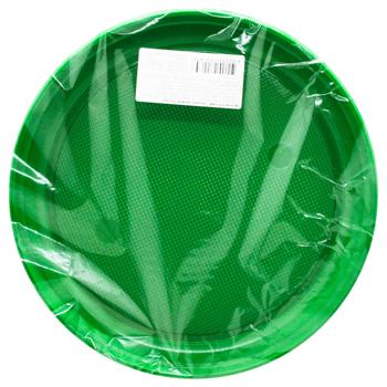 Тарелка столовая Инпак прозрачно-зеленая 10шт - купить, цены на МегаМаркет - фото 2