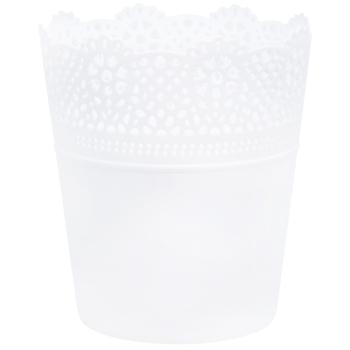 Lace Flower Pot 140mm - buy, prices for Auchan - photo 1