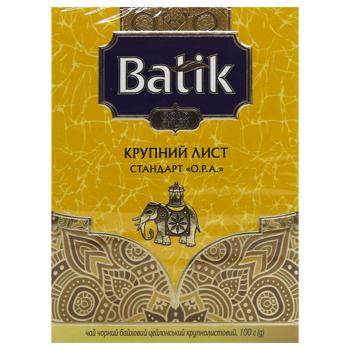 Чай Batik Gold Крупний лист чорний байховий цейлонський 100г - купить, цены на МегаМаркет - фото 2