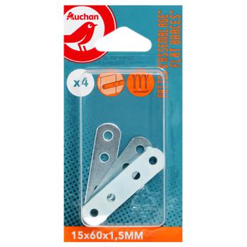 Auchan Plate for Mounting 15*60mm 4pcs - buy, prices for Auchan - photo 1