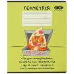 ZiBi Cute Cat Geometry Checkered Subject Notebook 36 Sheets