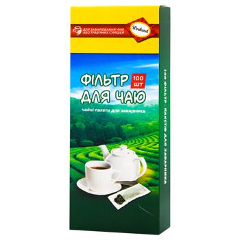 Vikend Filter Bags for Brewing Tea for Kettle 100pcs - buy, prices for MegaMarket - photo 1