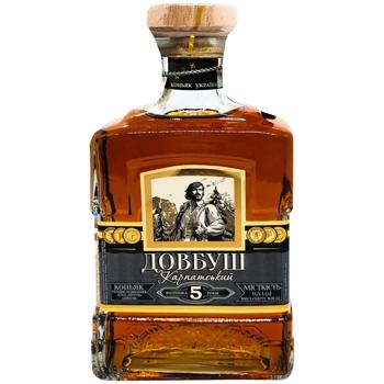 Dovbush Karpatskyi Cognac 5 Years 40% 0.5l