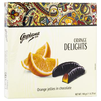 Goplana Chewy Marmalade with Orange Flavor in Chocolate 190g - buy, prices for Supermarket "Kharkiv" - photo 2