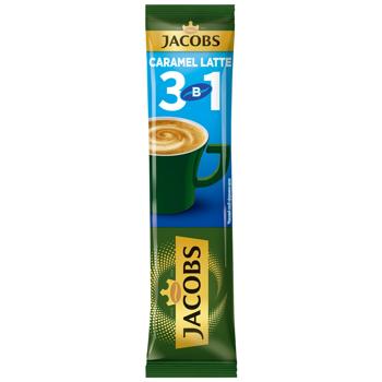 Напій кавовий Jacobs Caramel Latte 3в1 12,3г - купити, ціни на КОСМОС - фото 1