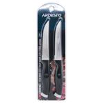 Ardesto Gemini Gourmet Black Steak Knives Set 2pcs