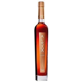 Бренди AleXX Gold V.V.S.O.P. 5 лет 40% 0,5л - купить, цены на КОСМОС - фото 1