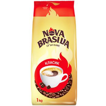 Кава Nova Brasilia Класік натуральна смажена в зернах 1кг - купити, ціни на Чудо Маркет - фото 2
