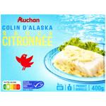 Риба Auchan у вершково-лимонному соусі заморожена 400г