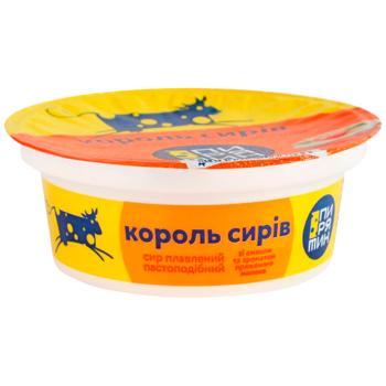 Piryatin King of Cheeses Paste Processed Cheese with Flavor and Aroma of Melted Milk 60% 90g - buy, prices for Epicentr FOOD - photo 1