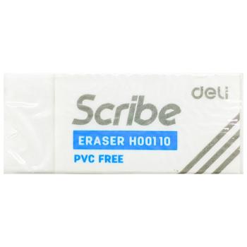 Ластик Deli EH00110 Scribe 42х17х12мм - купить, цены на Чудо Маркет - фото 1