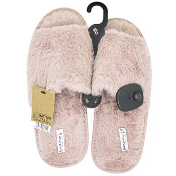 InExtenso Women's Pink Slippers size 36-41 - buy, prices for Auchan - photo 1