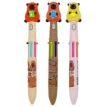 Capybara LED Ballpoint Pen 6 Colors in Assortment