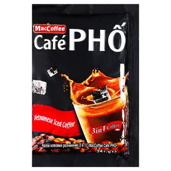 МасCoffee Cafe PHO 3in1 instant Coffee drink 24g - buy, prices for MegaMarket - photo 1