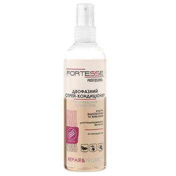 Fortesse Professional Repair&Protect Two-phase Revitalizing Spray Conditioner for Dry, Damaged Hair in Need of Nourishment 250ml - buy, prices for NOVUS - photo 1