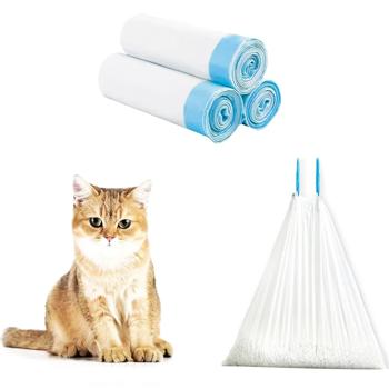 Пакети сміттєві Lapka універсальні для автоматичних лотків 3 рулони по 15 пакетів - купити, ціни на - фото 2