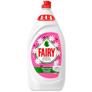 Средство для мытья посуды Fairy Sensitive Алоэ вера и жасмин 1,35л