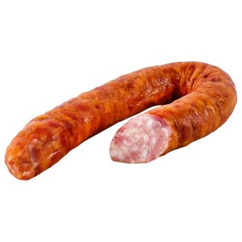 Колбаса Фарро Чешская полукопченая высший сорт - купить, цены на Чудо Маркет - фото 2