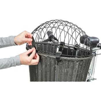 Trixie Front Bicycle Basket корзина на велосипед для собак 44x41x34 см - антрацит - купити, ціни на MasterZoo - фото 7