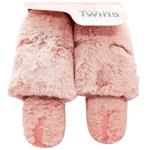11050 HS-LUХ Fur Light Pink Women's Slippers s.38/39