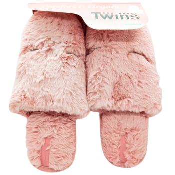 11050 HS-LUХ Fur Light Pink Women's Slippers s.38/39
