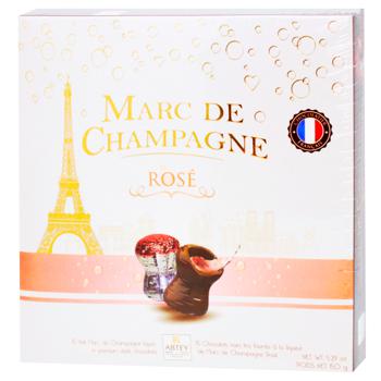 Цукерки Abtey Moments Champagne Rose шоколадні 150г