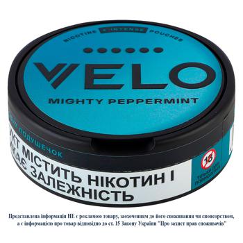 Паучи никотиновые Velo Mighty Peppermint экстра-интенсивный - купить, цены на Cупермаркет "Харьков" - фото 4