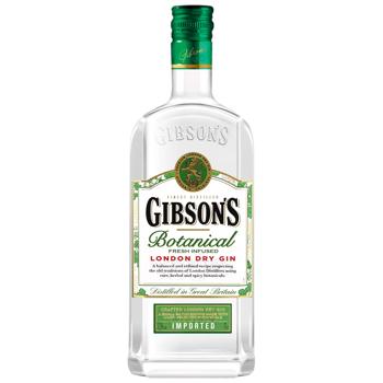 Gibson's Botanical Gin 37.5% 0.7l - buy, prices for MegaMarket - photo 1