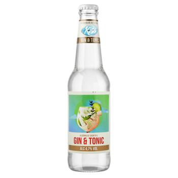 Напиток слабоалкогольный Kiss Cocktail Gin&Tonic 4,7% 0,33л - купить, цены на NOVUS - фото 1